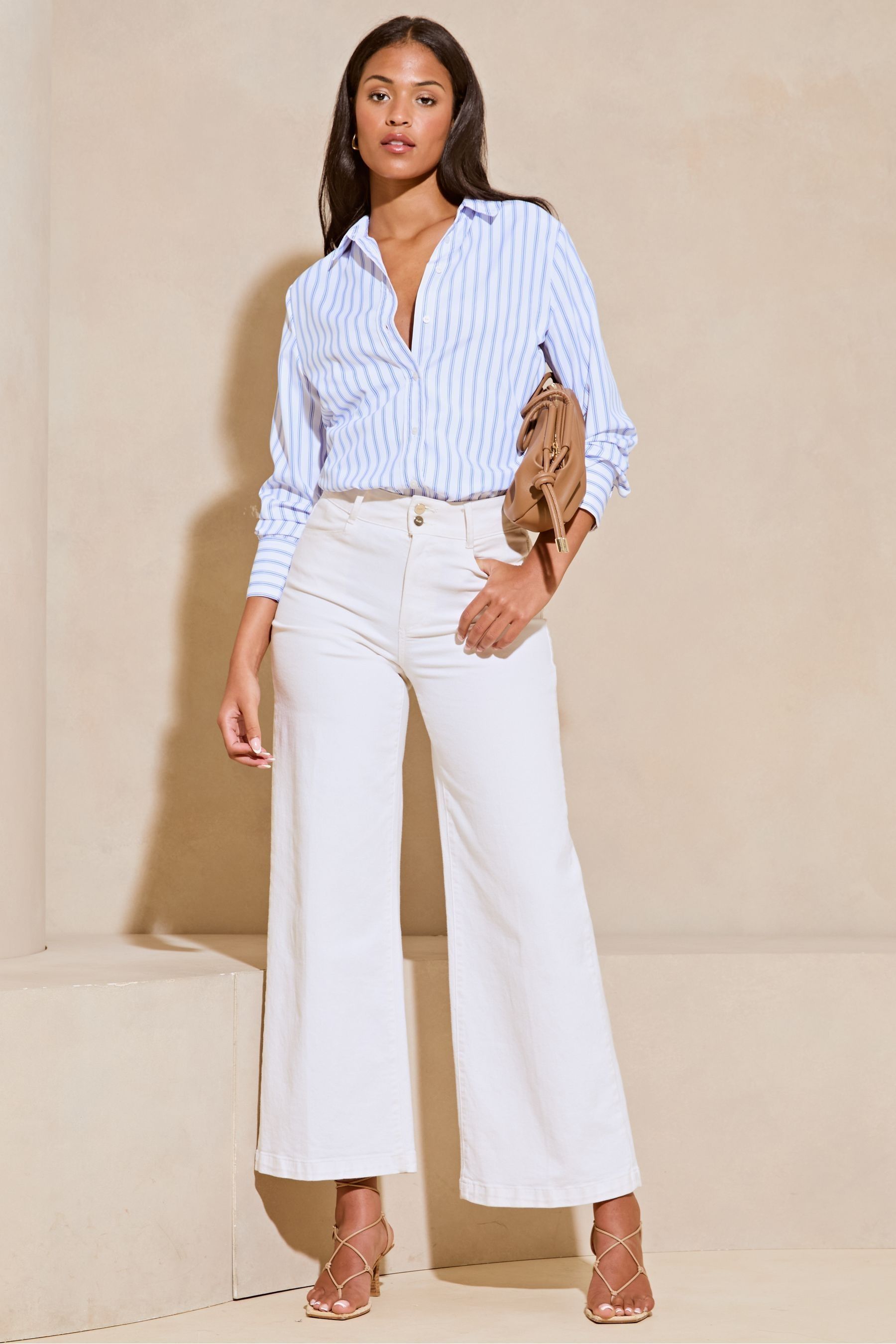 Lipsy stripe shirt dress shop