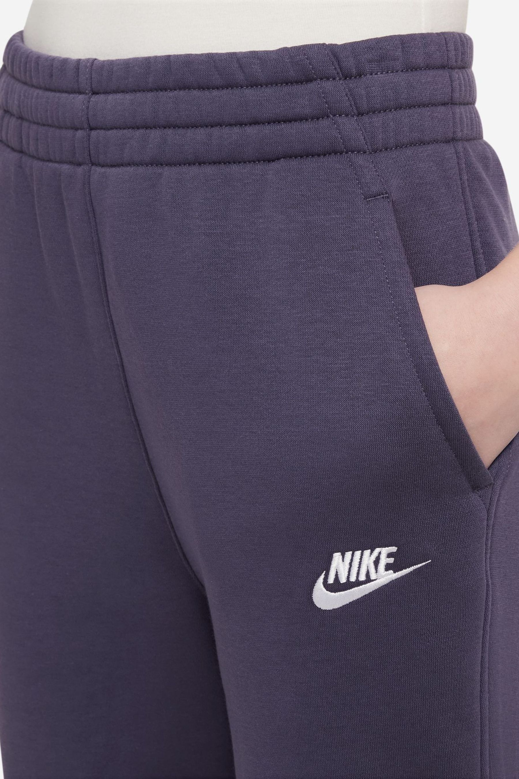 Buy Nike Purple Raisin Club Fleece HighWaisted Fitted Joggers from the Next UK online shop