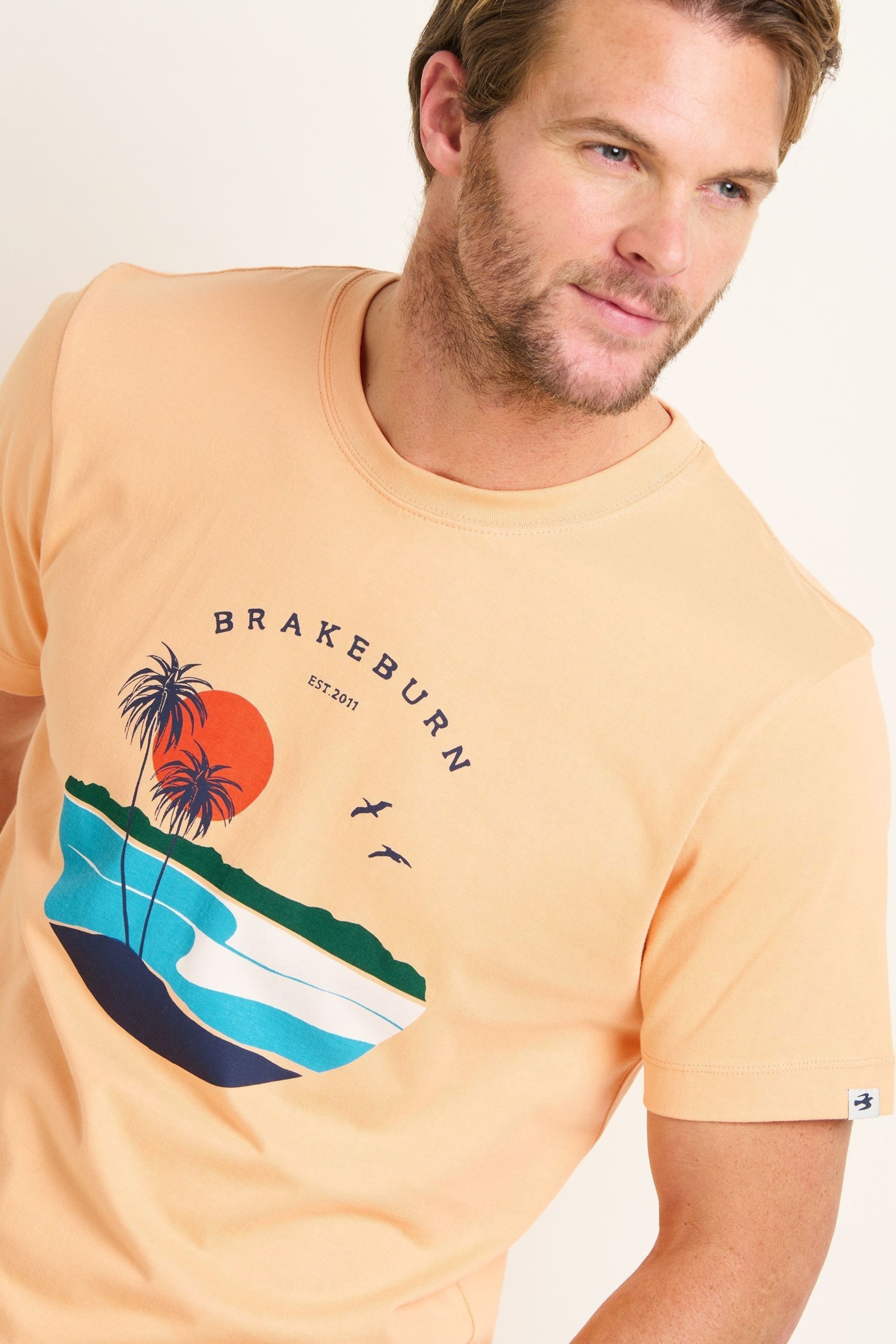 Brakeburn Peach Island T-Shirt - Image 3 of 6
