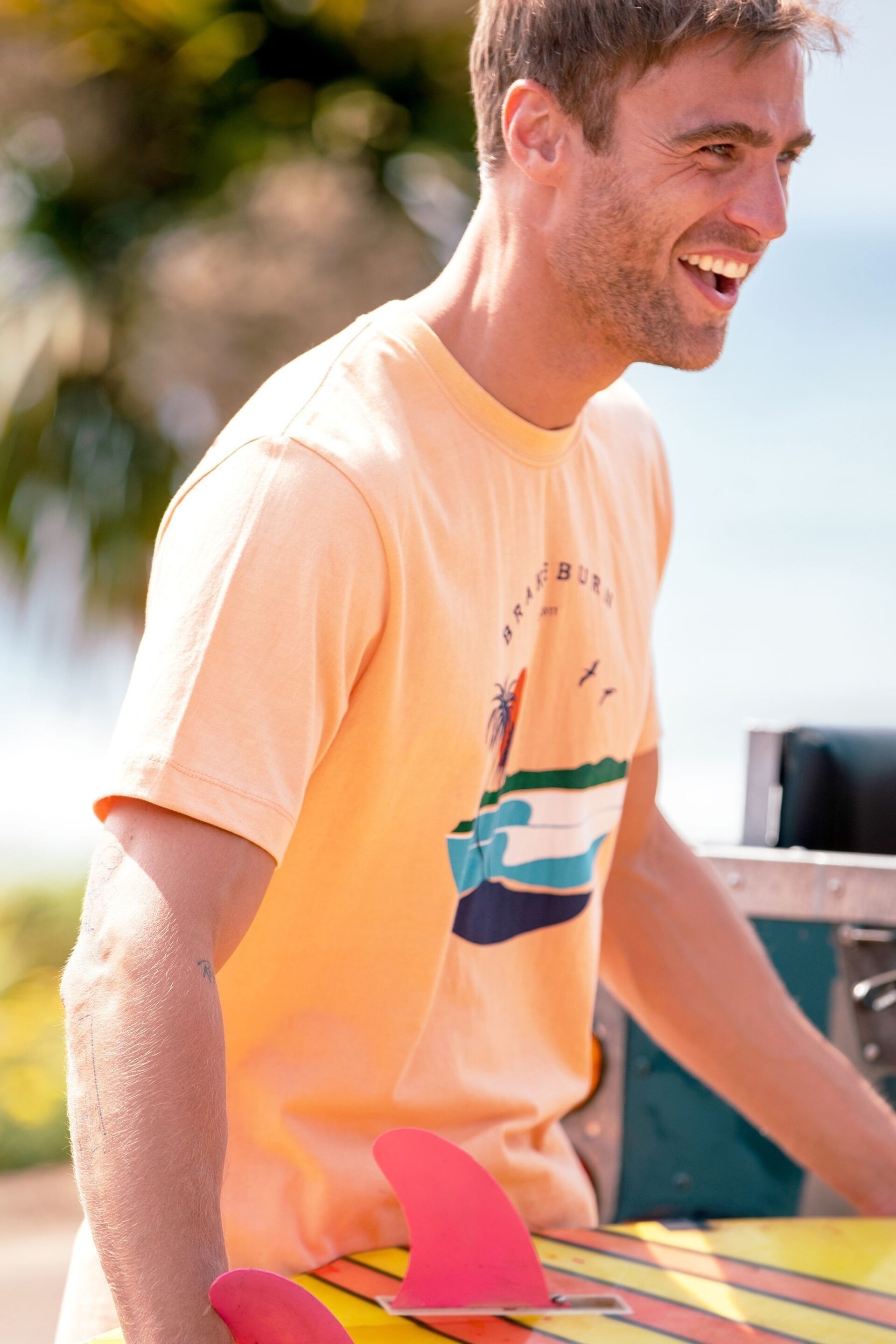 Brakeburn Peach Island T-Shirt - Image 6 of 6