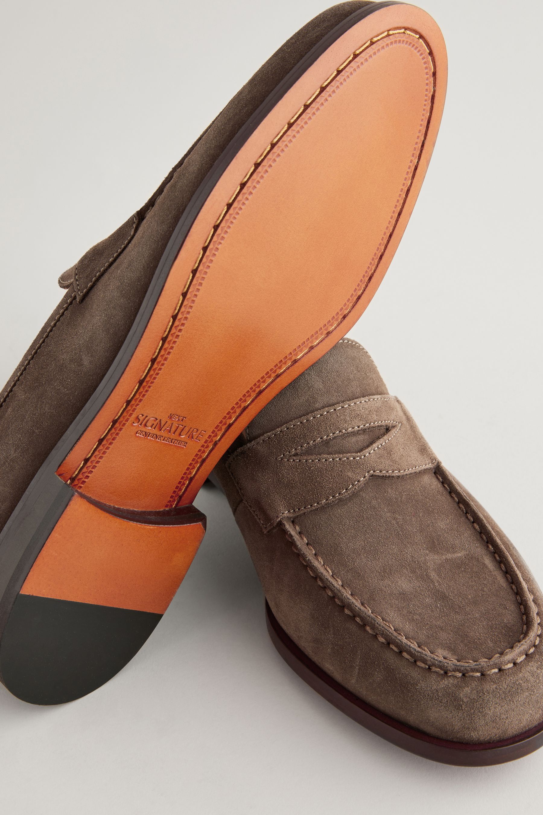 Mens taupe loafers shop