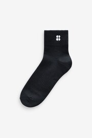 Sweaty Betty Black Essentials Mid Socks 3 Pack - Image 2 of 4