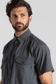 Craghoppers Grey Kiwi Short Sleeved Shirt - Image 4 of 5