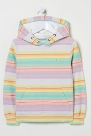 FatFace Multi Textured Stripe Popover Hoodie - Image 5 of 5