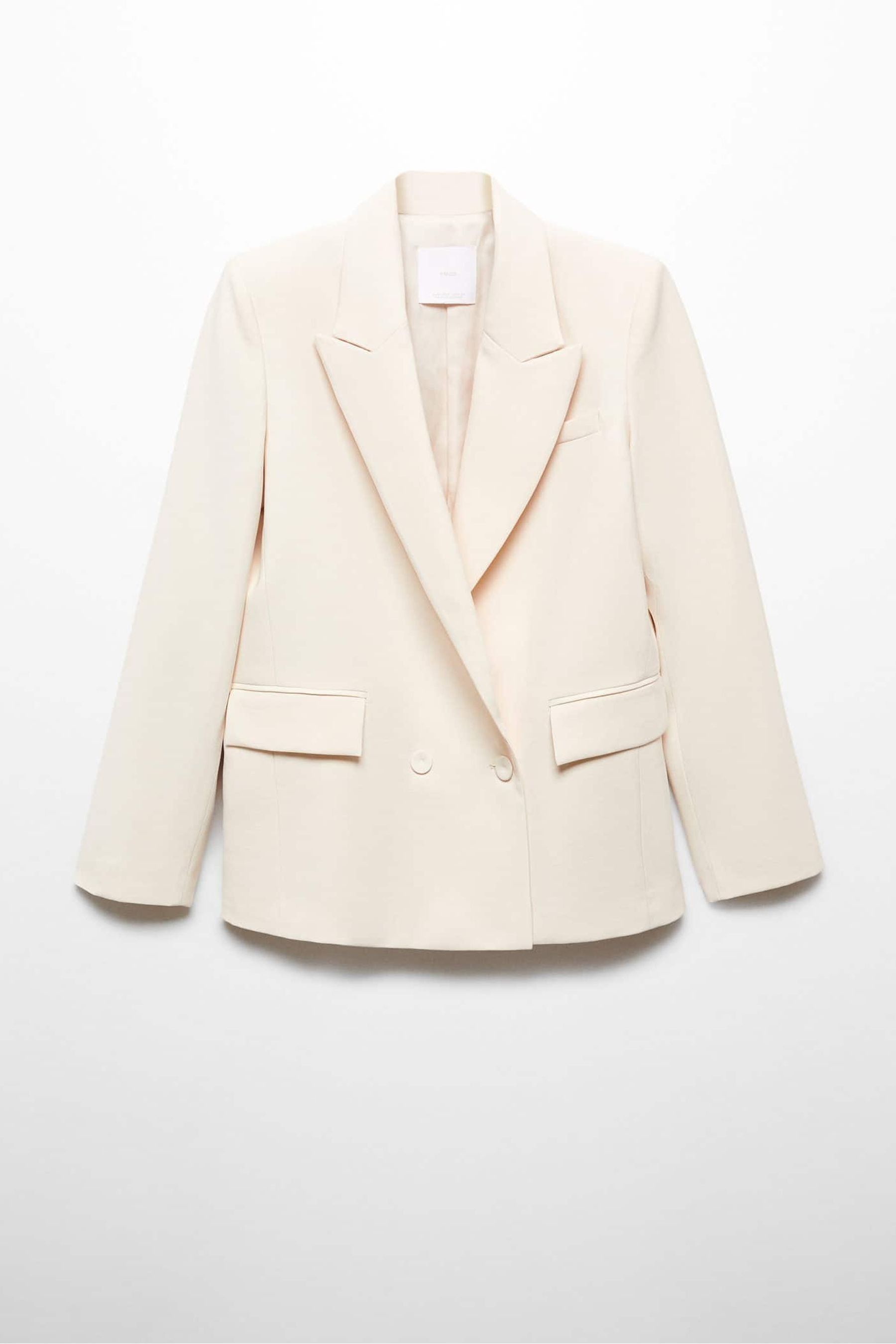 Mango cream blazer sales