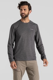 Craghoppers NL Abel Long Sleeved Grey T-Shirt - Image 1 of 6