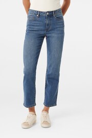 Forever New Blue Niki Ankle Straight Leg Jeans - Image 1 of 5