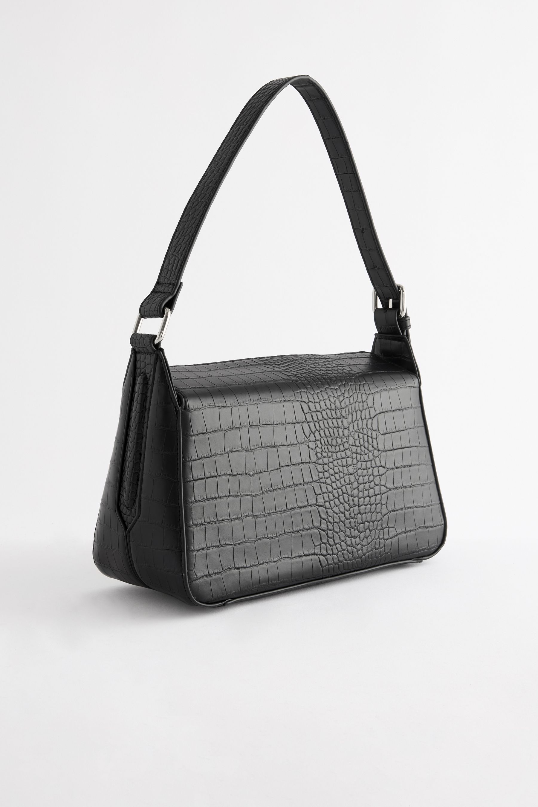 Black structured bag hot sale