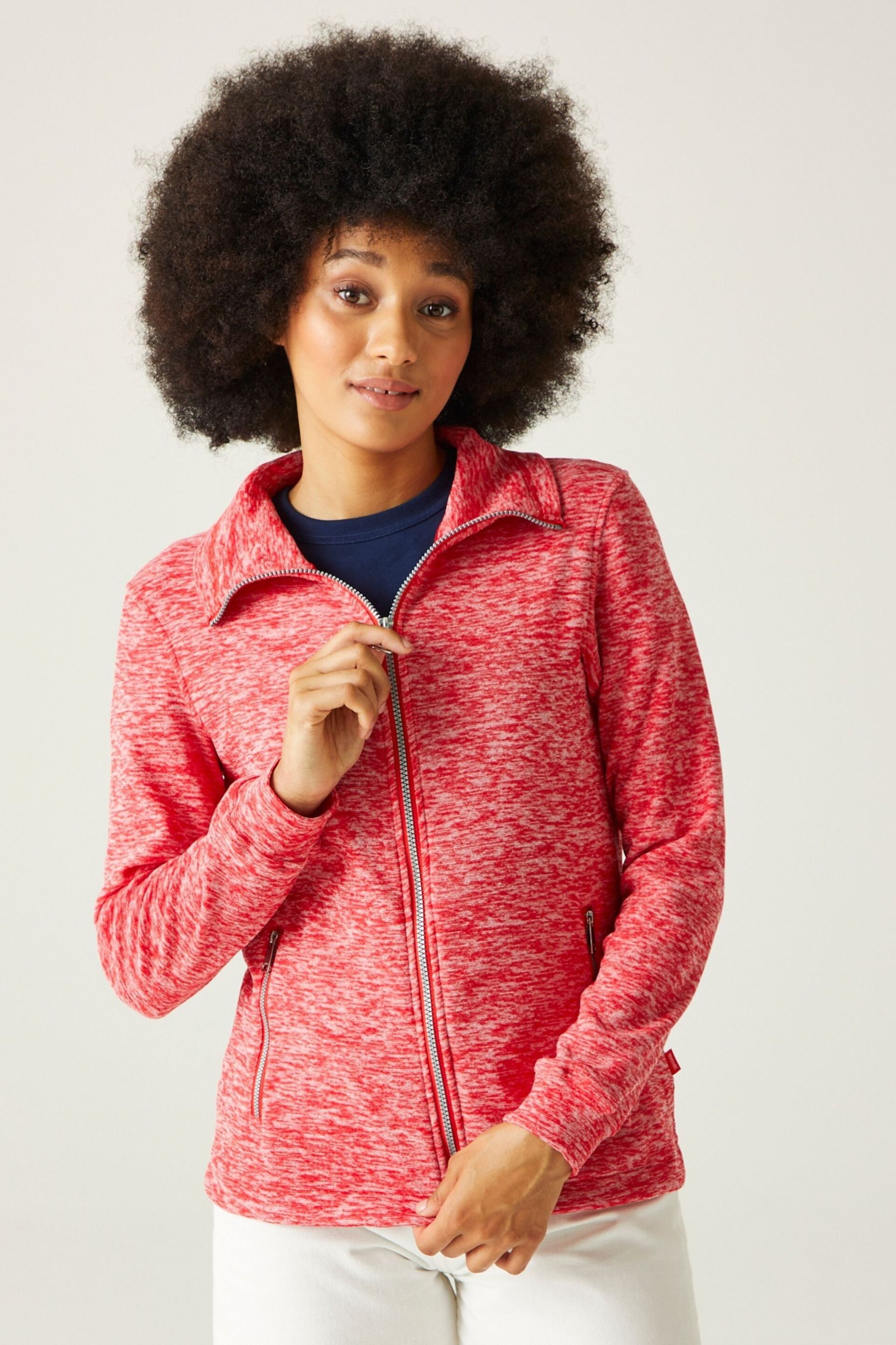 Regatta Red Azaelia Full Zip Fleece - Image 1 of 7