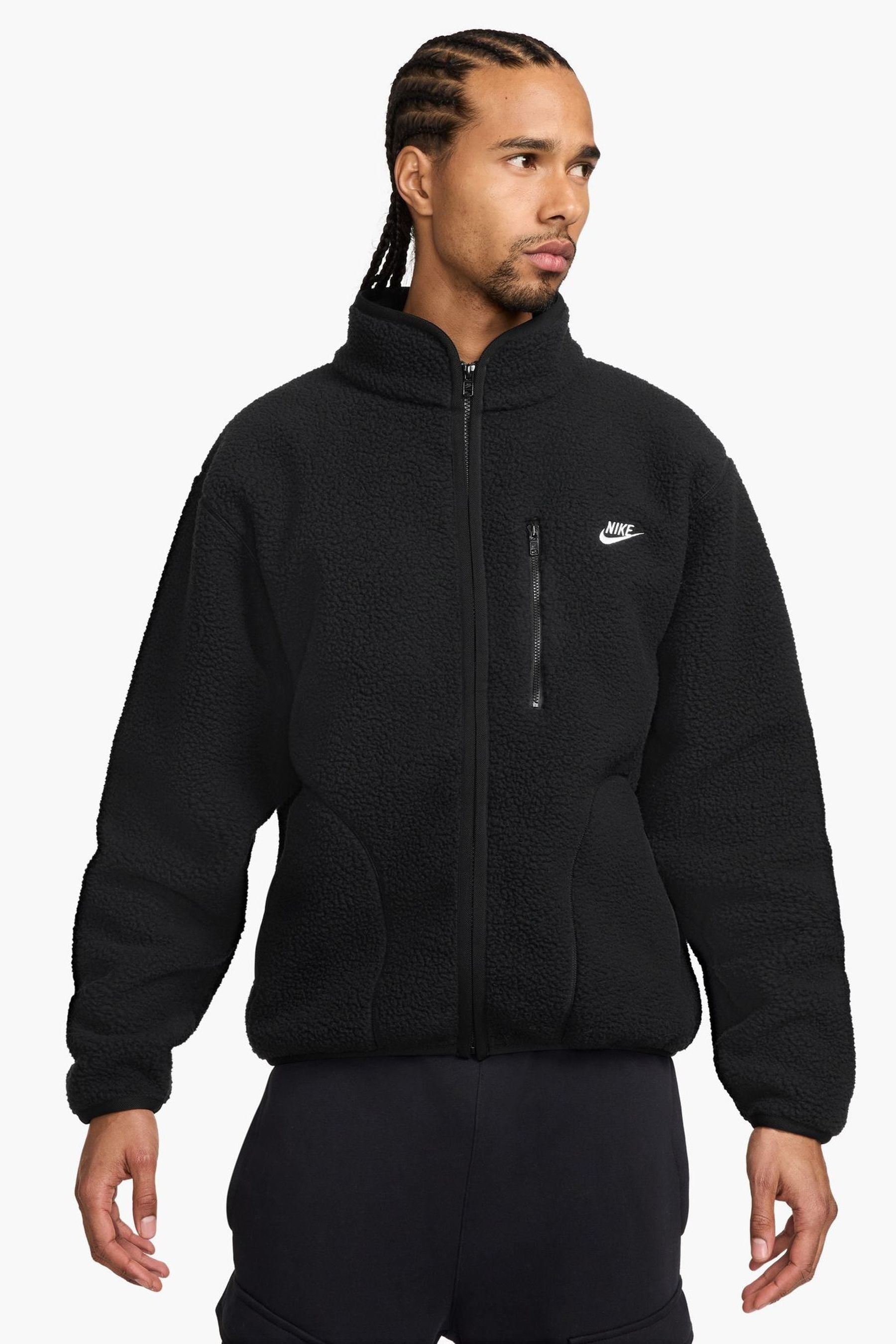 Buy Nike Black Club Winterized Sherpa Fleece Jacket from the Next UK online shop