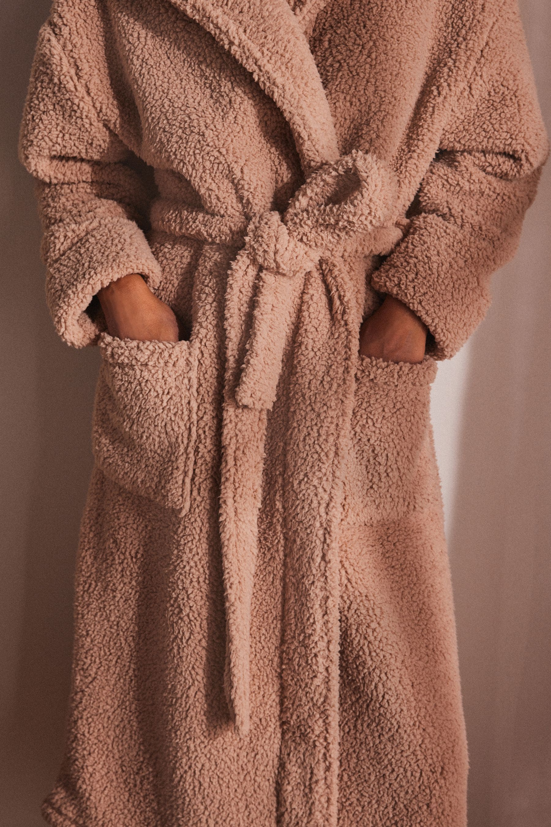 Teddy hooded dressing gown on sale