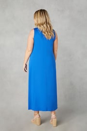 Live Unlimited Blue Curve Jersey Relaxed Midaxi Dress - Image 5 of 6