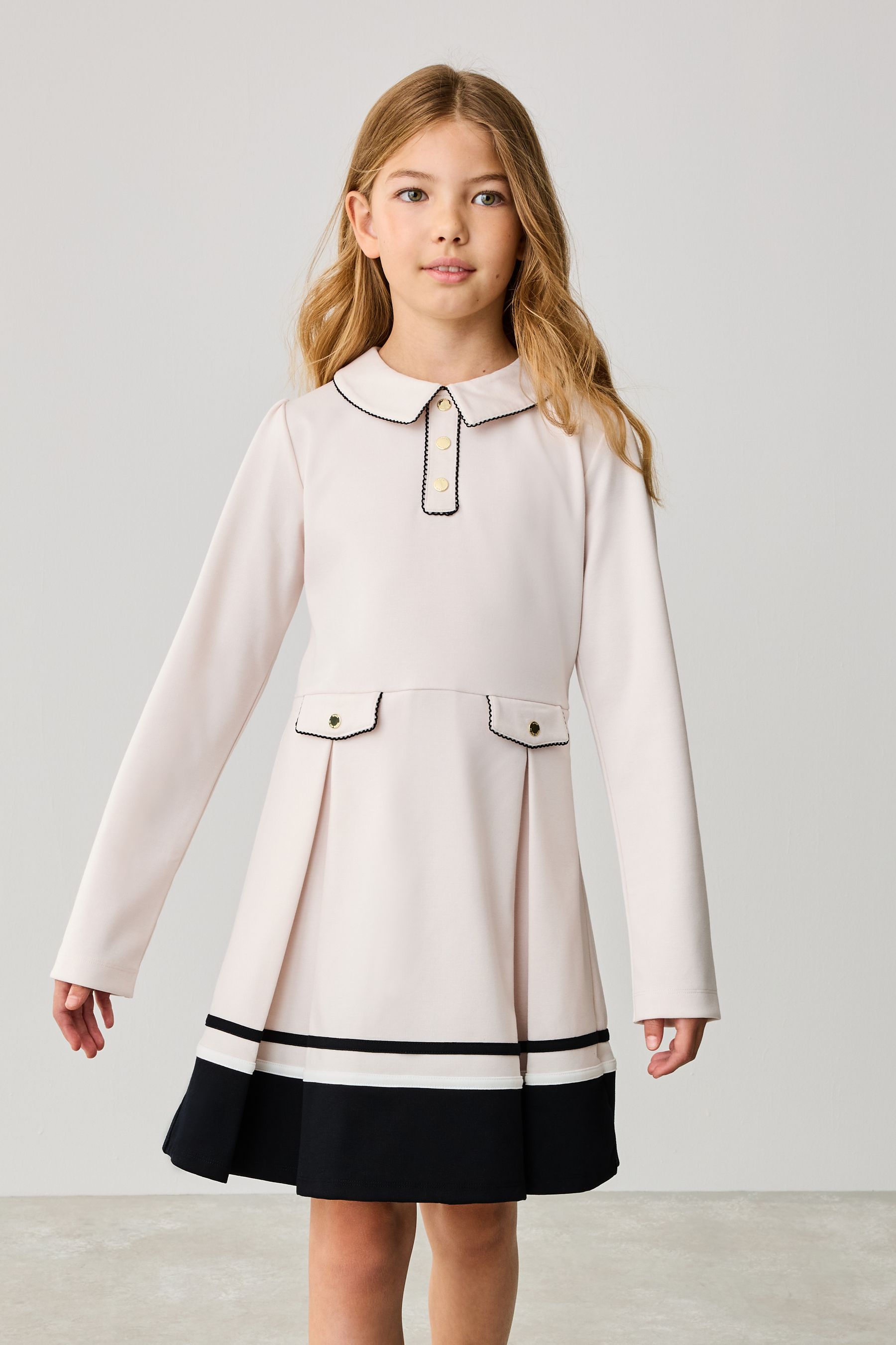 Buy Baker by Ted Baker Collared Ponte Dress from Next Luxembourg