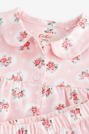 Cath Kidston Pink Woven Button Through Floral 100% Cotton Pyjamas 1 Pack - Image 7 of 8