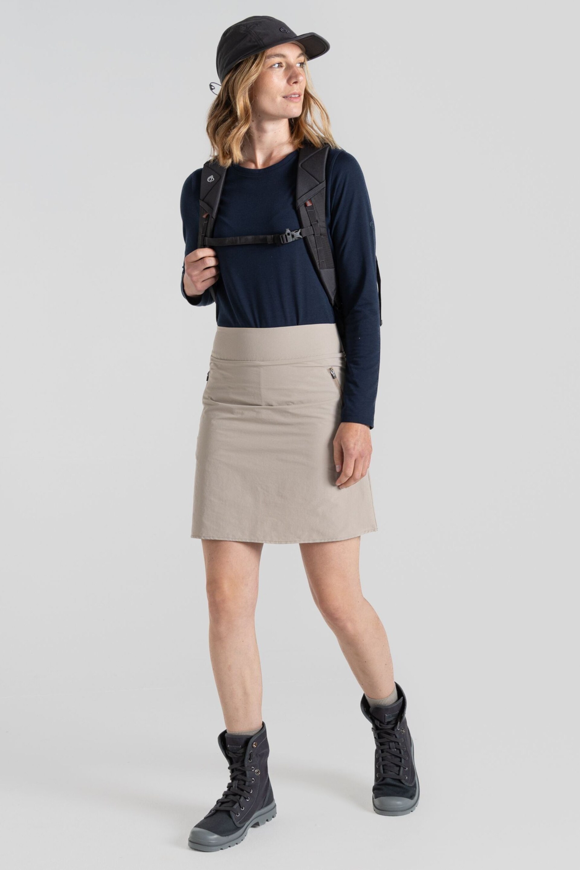 Craghoppers NL Pro Brown Skort - Image 5 of 8