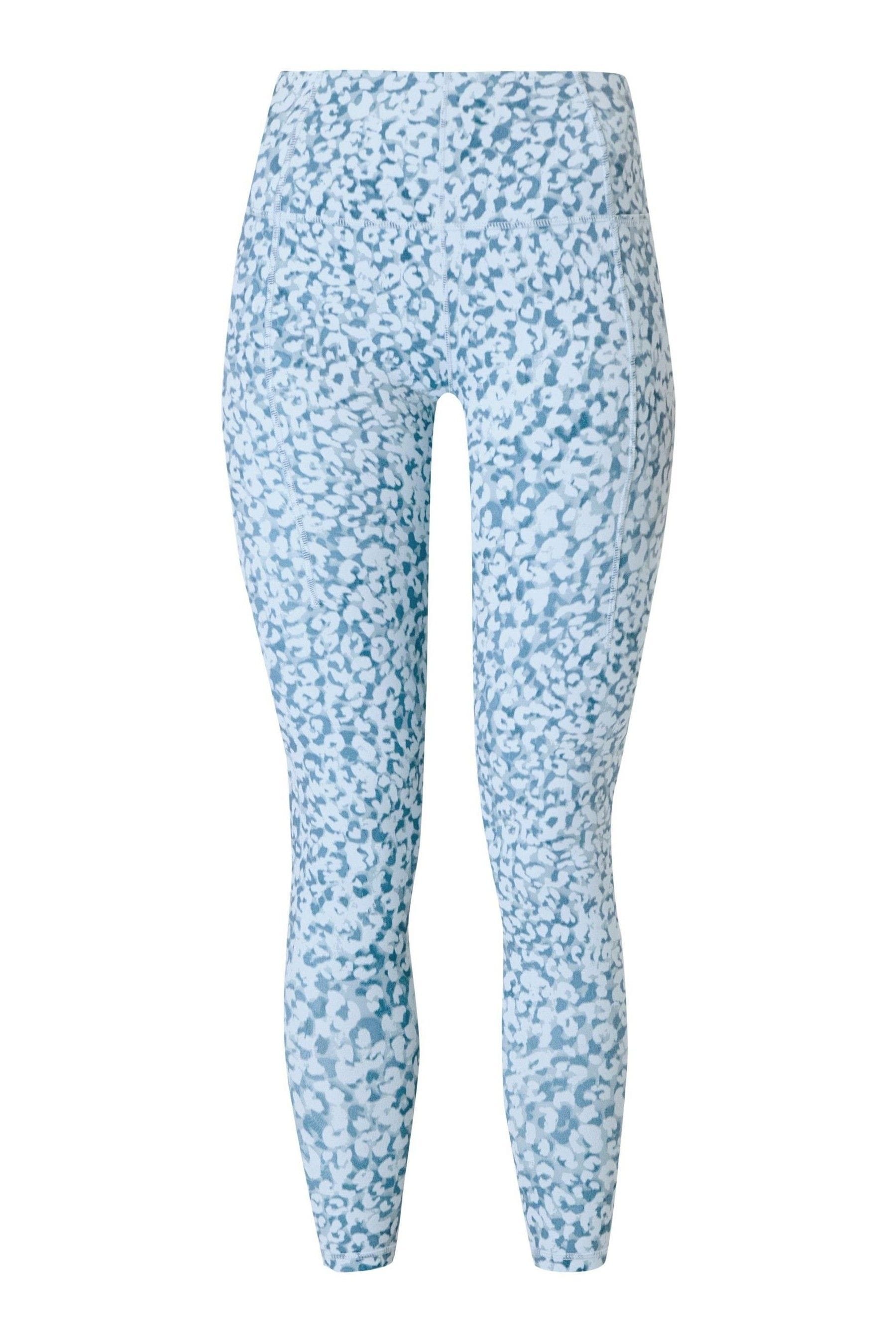 Buy Sweaty Betty Blue Snow Leopard Print 7 8 Length Super Soft Yoga Leggings from the Next UK online shop