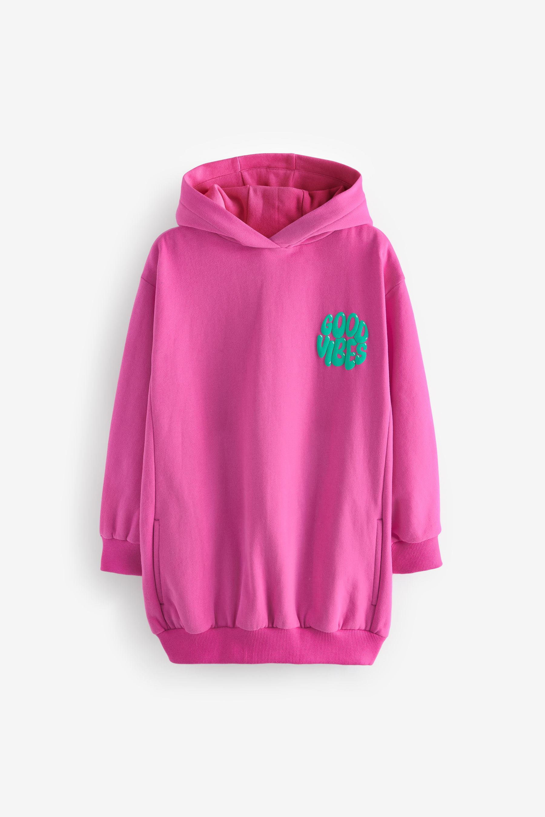 Buy Pink Green Printed Longline Hoodie 3 16yrs from Next Canada