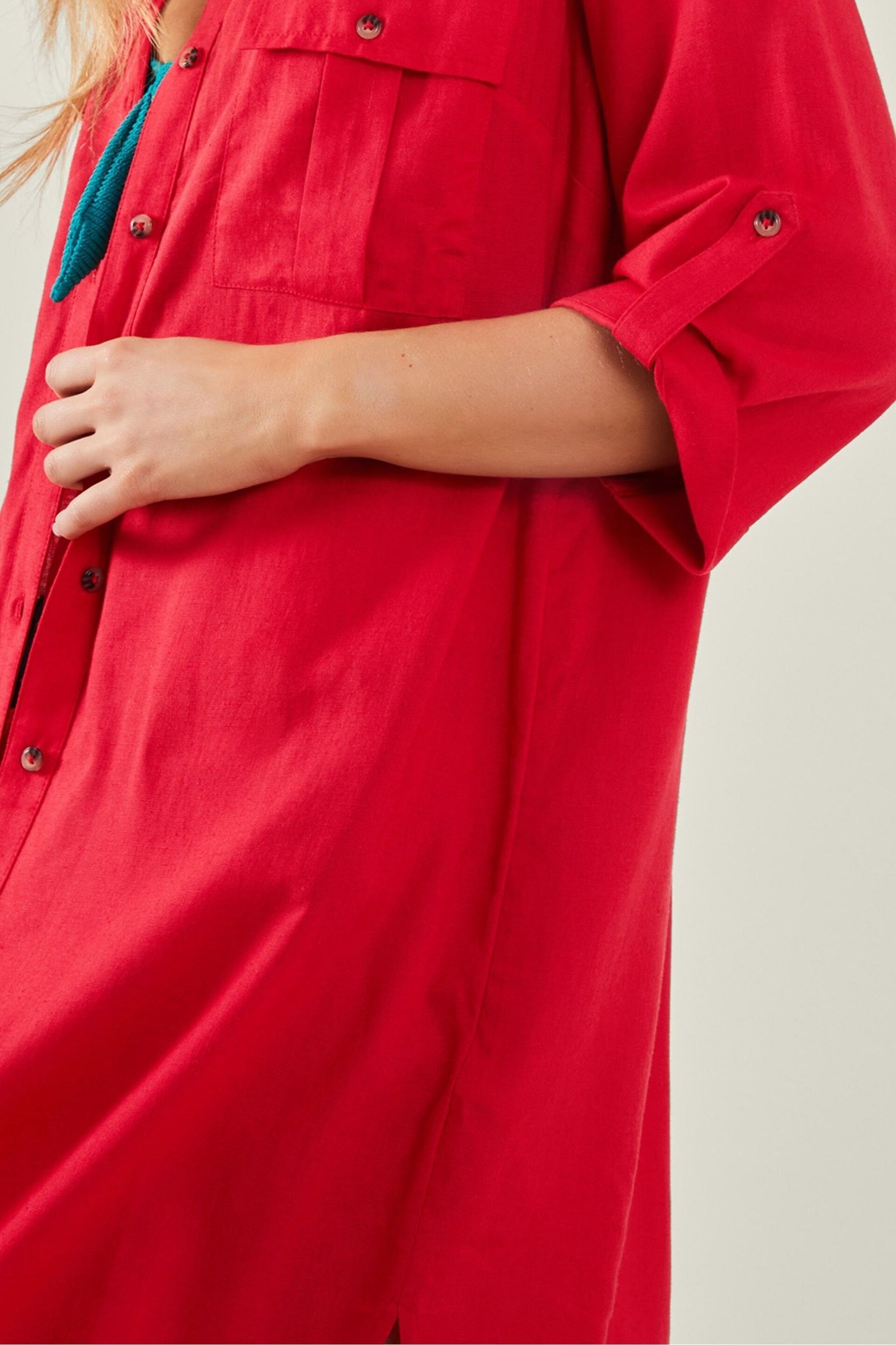 Accessorize Red Beach Shirt - Image 2 of 4