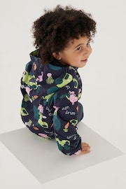 Regatta Dark Blue Peppa Pig Muddy Puddle Waterproof Jacket - Image 5 of 9