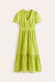 Boden Yellow Petite Eve Double Cloth Midi Dress - Image 6 of 6