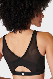 Sweaty Betty Ultra Black Camo Print Power Icon Train Bra - Image 6 of 6