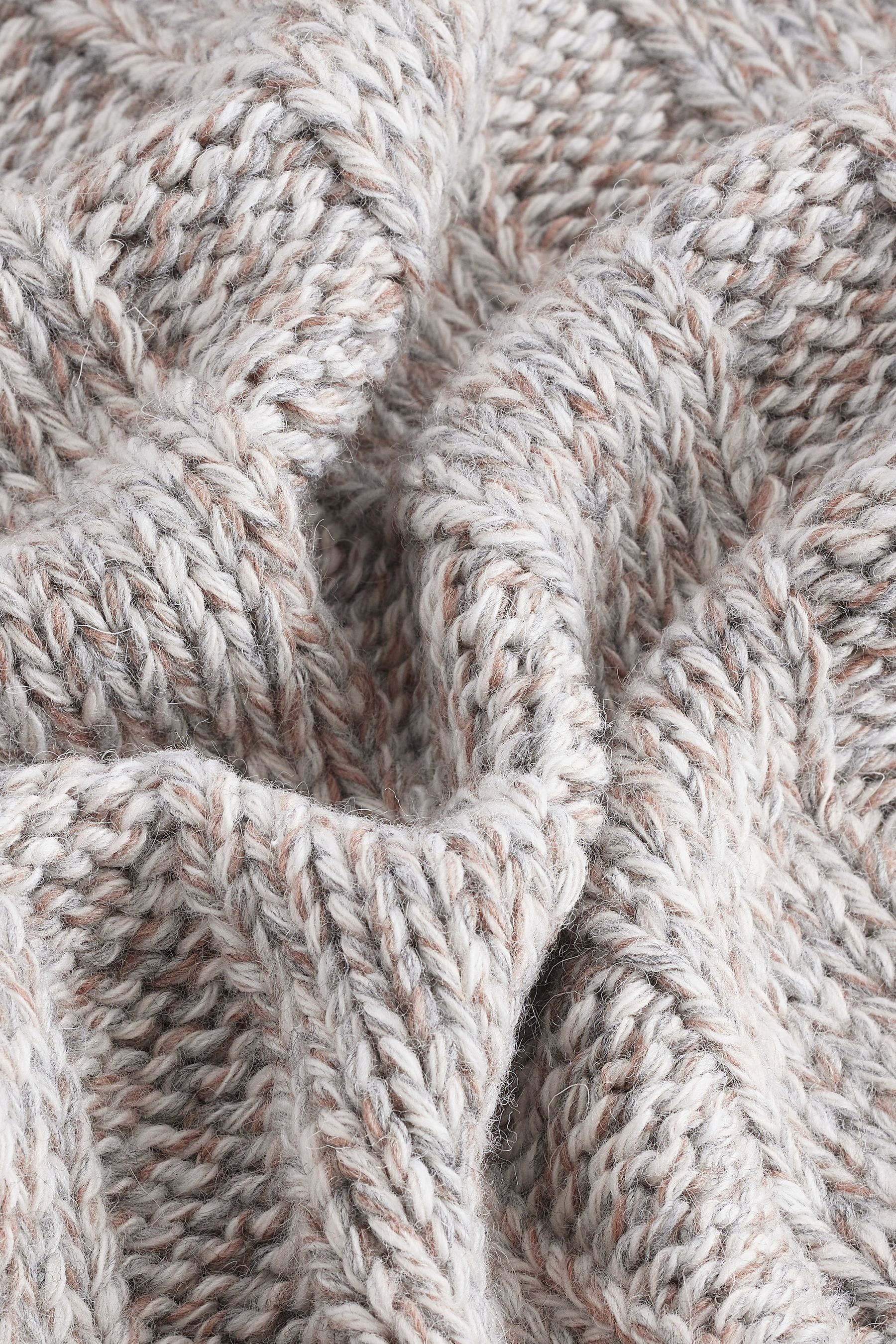Buy Grey High Neck Sleeveless Chunky Knitted Jumper Vest Top With Wool from Next Canada