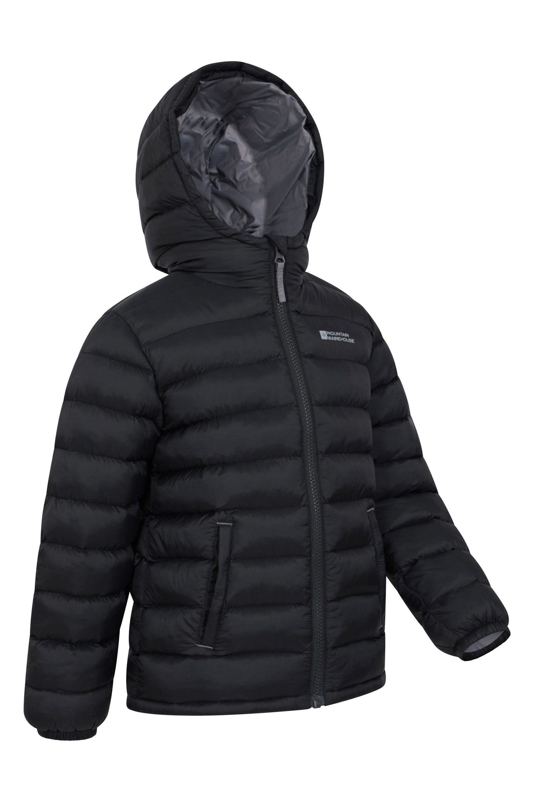Kids black padded jacket hotsell