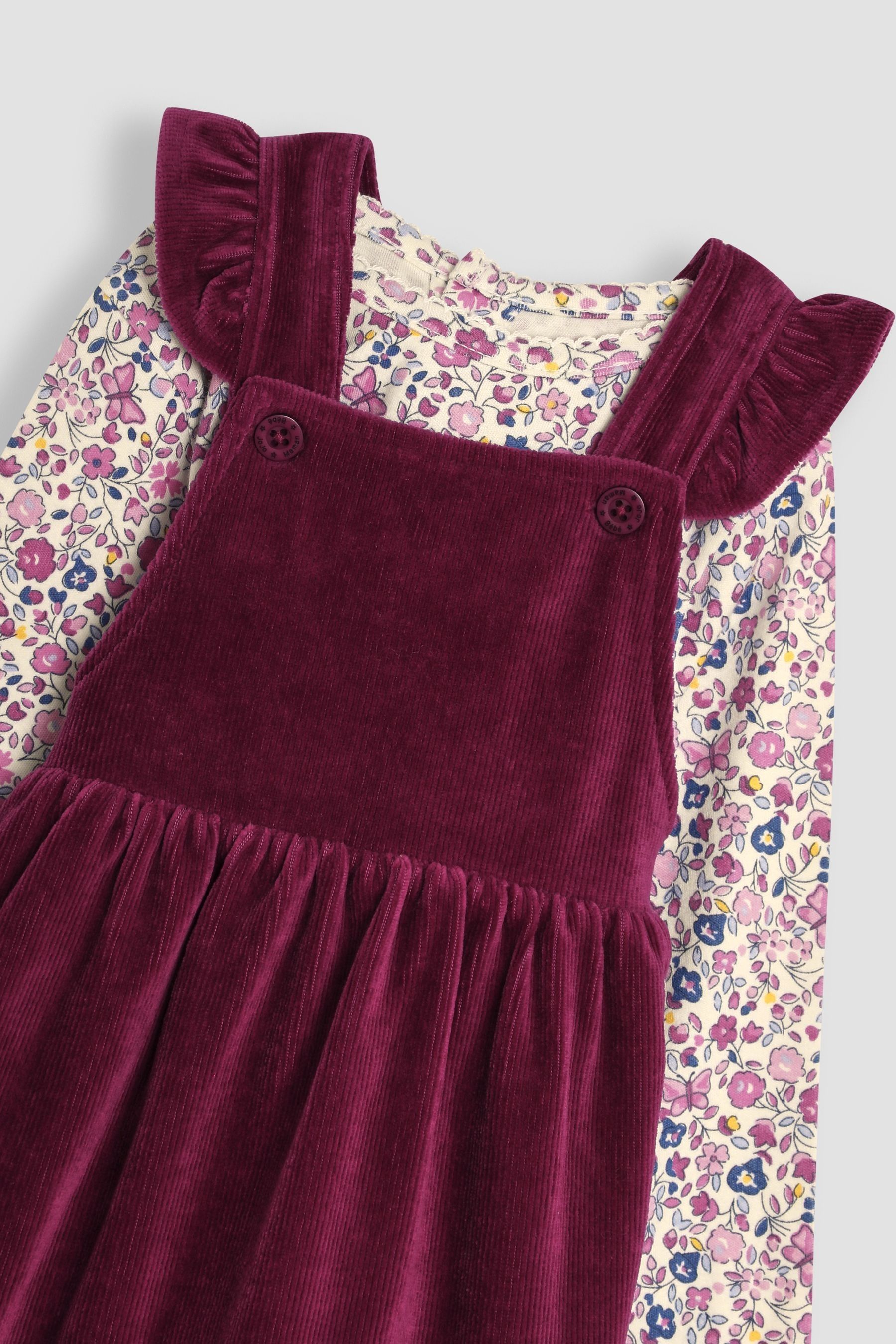 Plum pinafore dress store