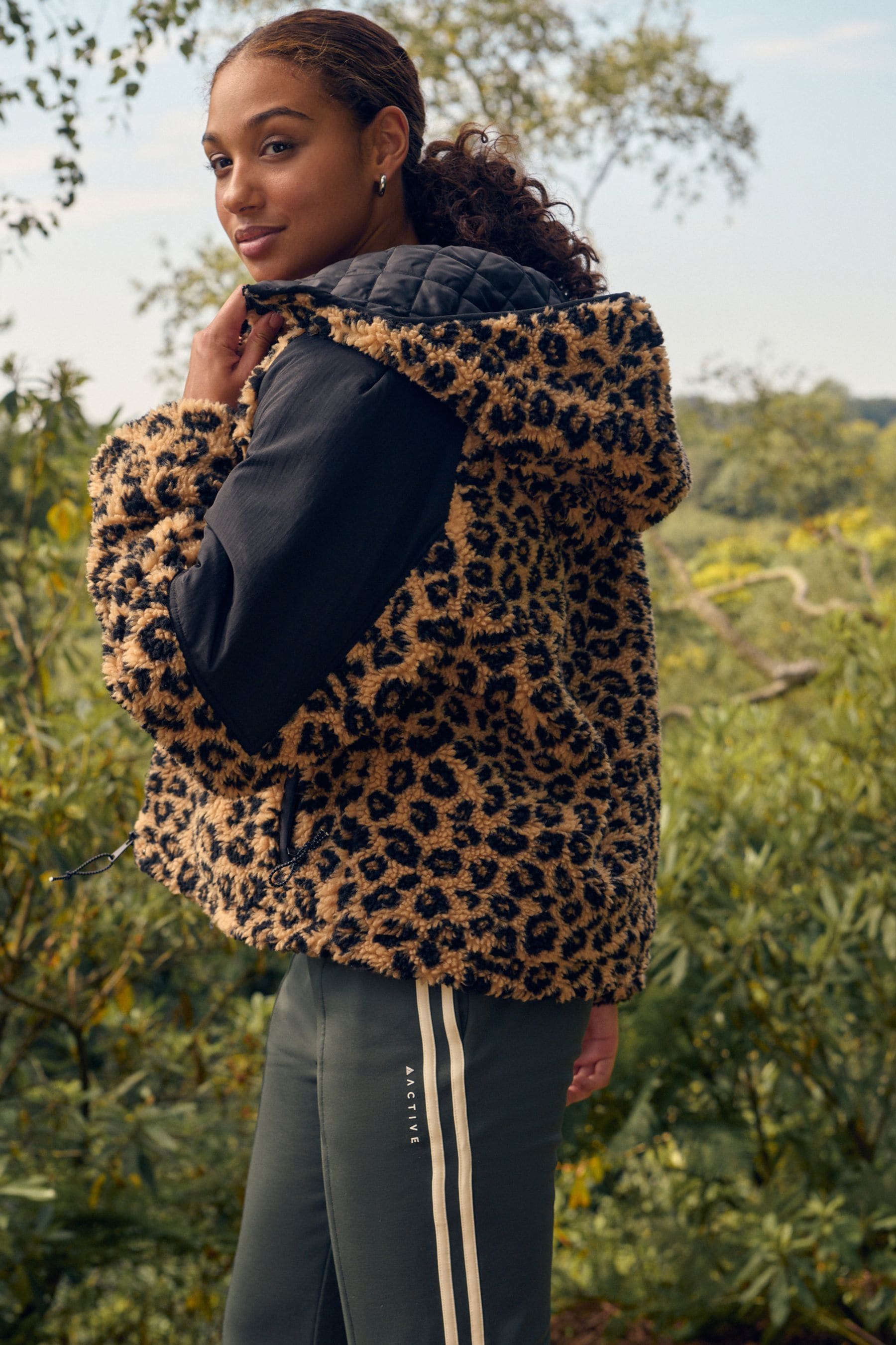 Leopard print jacket next shop
