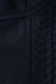 Reiss Navy Mirabelle Linen Corset Vest - Image 5 of 5