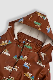 JoJo Maman Bébé Safari Cosy Waterproof Jacket - صورة 3 من 3