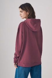 The Set Navy Blue/Berry Red 2 Pack Relaxed Hoodies - Image 5 of 6