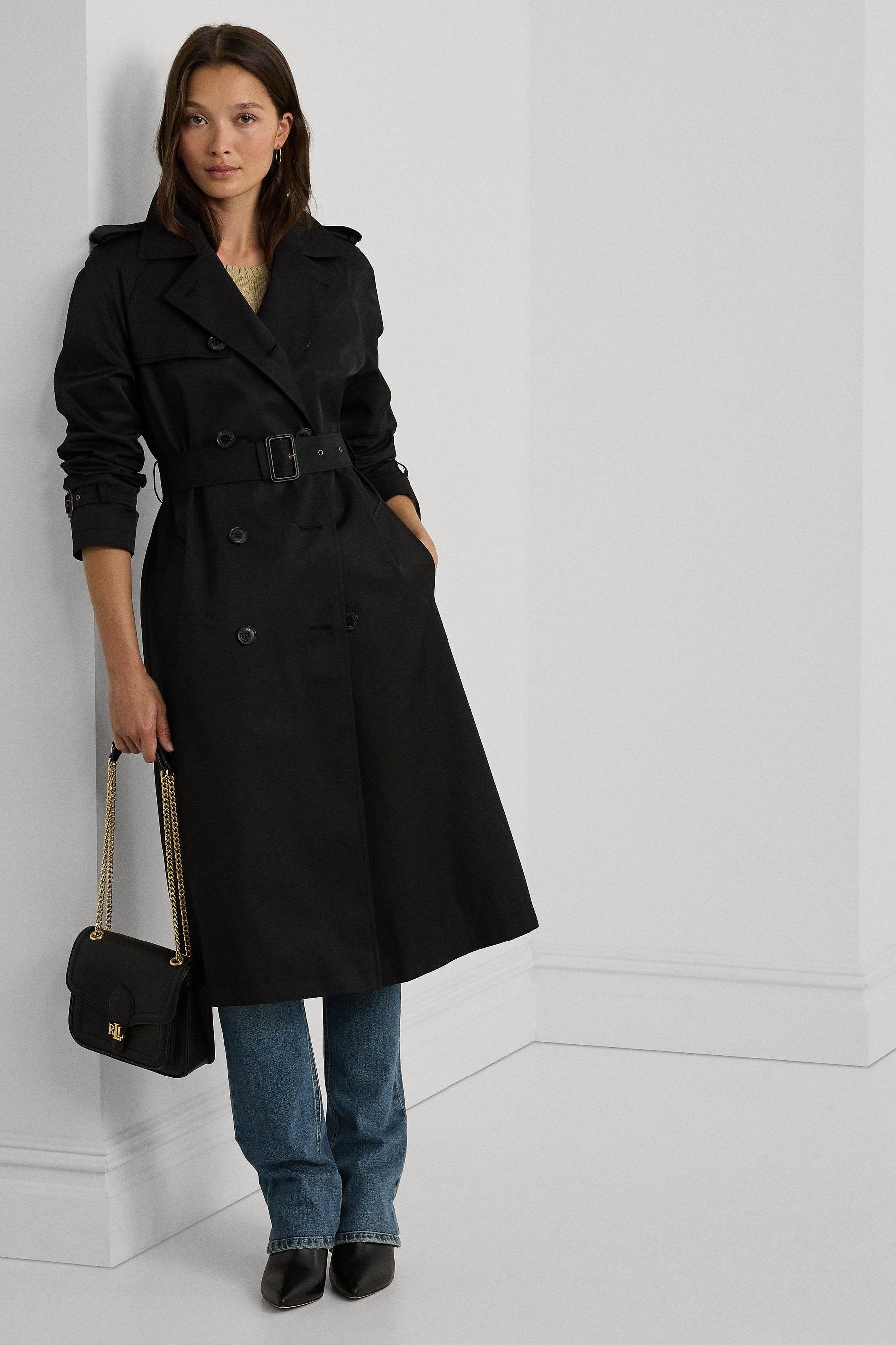Buy Lauren Ralph Lauren Double Breasted Belted Trench Coat from the Next UK online shop