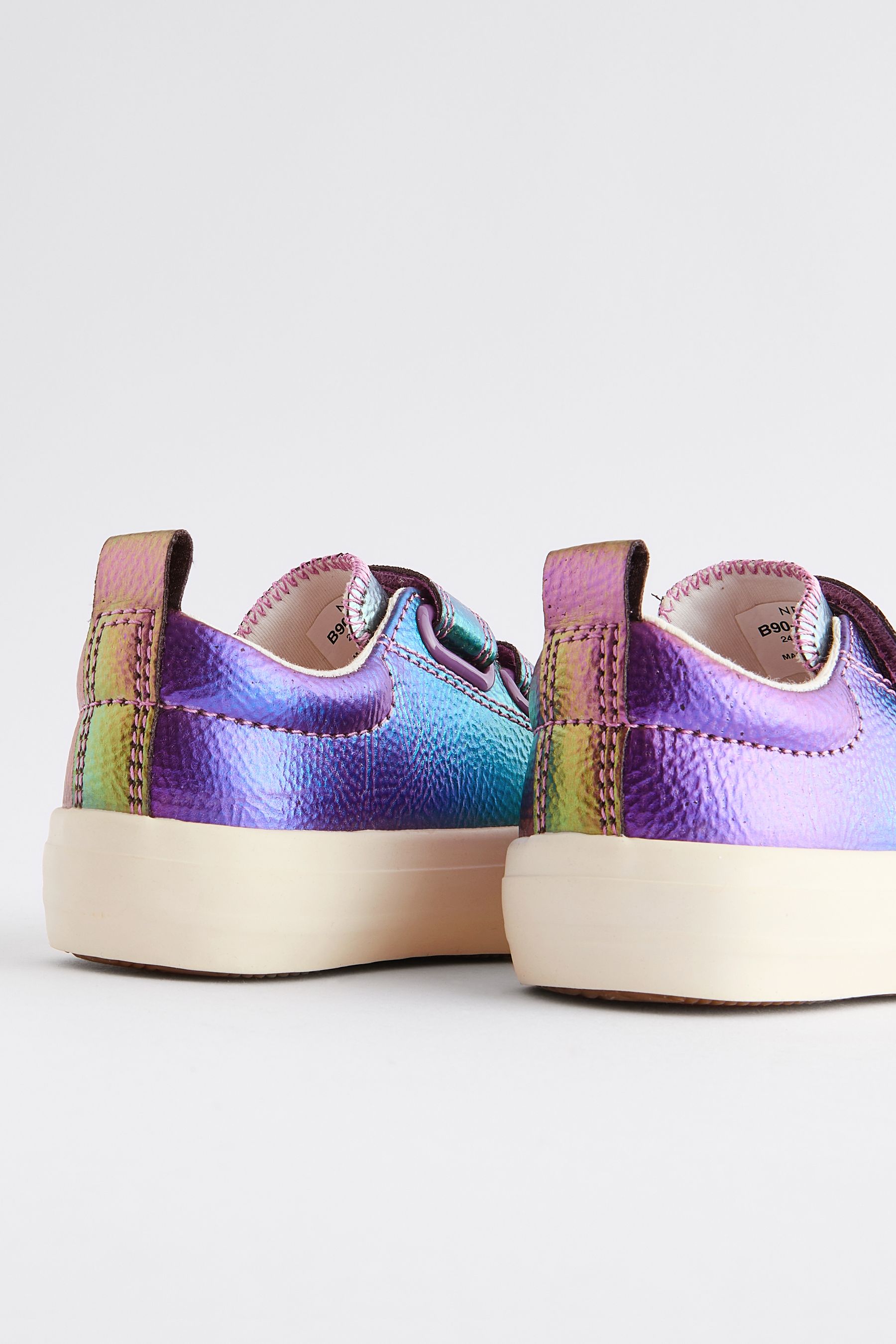 Buy Rainbow Metallic Standard Fit F Chunky Trainers With Touch Fastening from Next United Arab Emirates