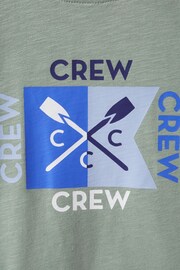 Crew Clothing Company Green Cotton Classic T-Shirt - Image 3 of 3