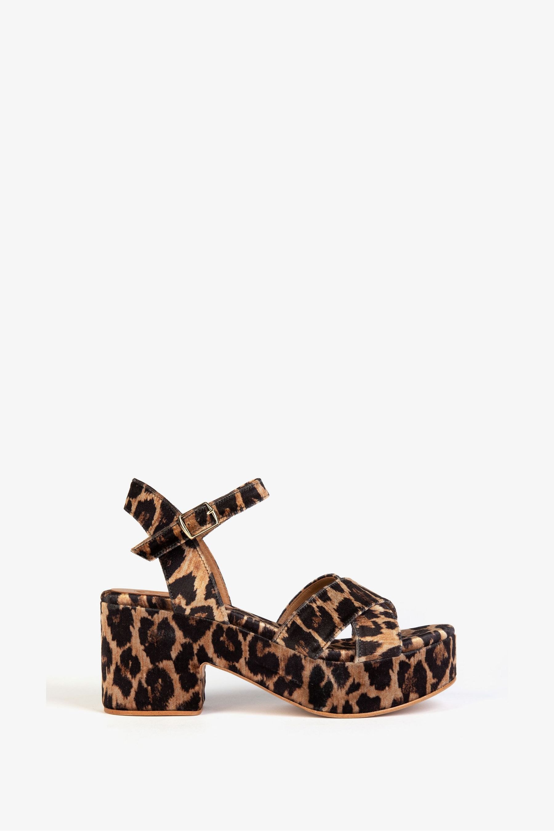 Buy Penelope Chilvers Leopard Print Azalea Leopard Print Sandals from the Next UK online shop