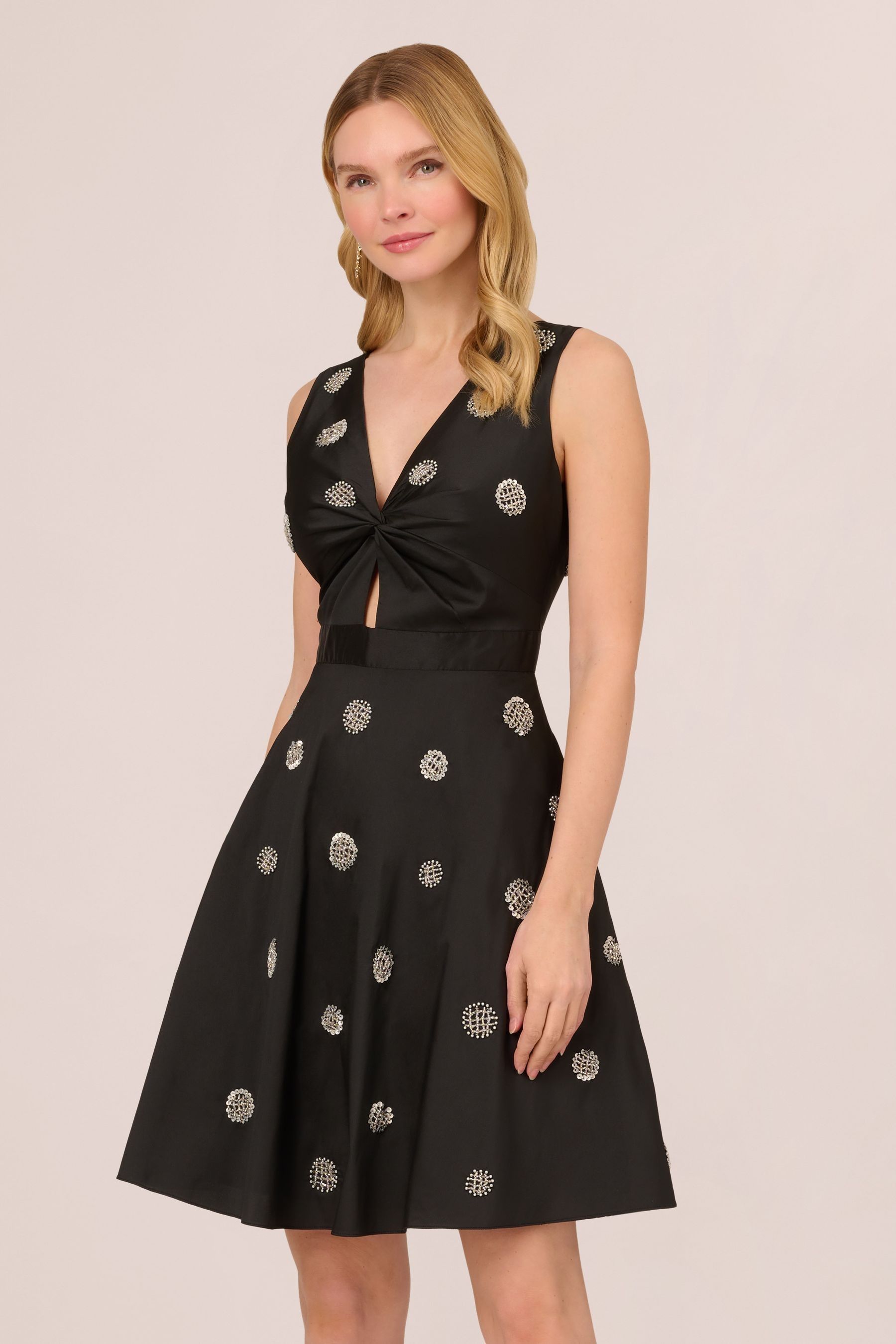 Adrianna papell taffeta gown clearance