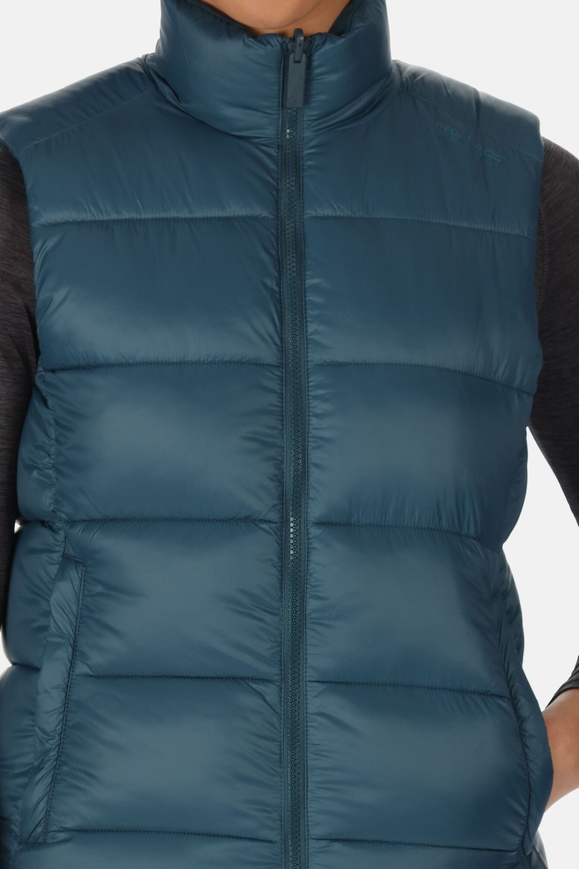 Regatta Blue Light Womens Yewbank Reversible Padded Gilet - Image 3 of 7