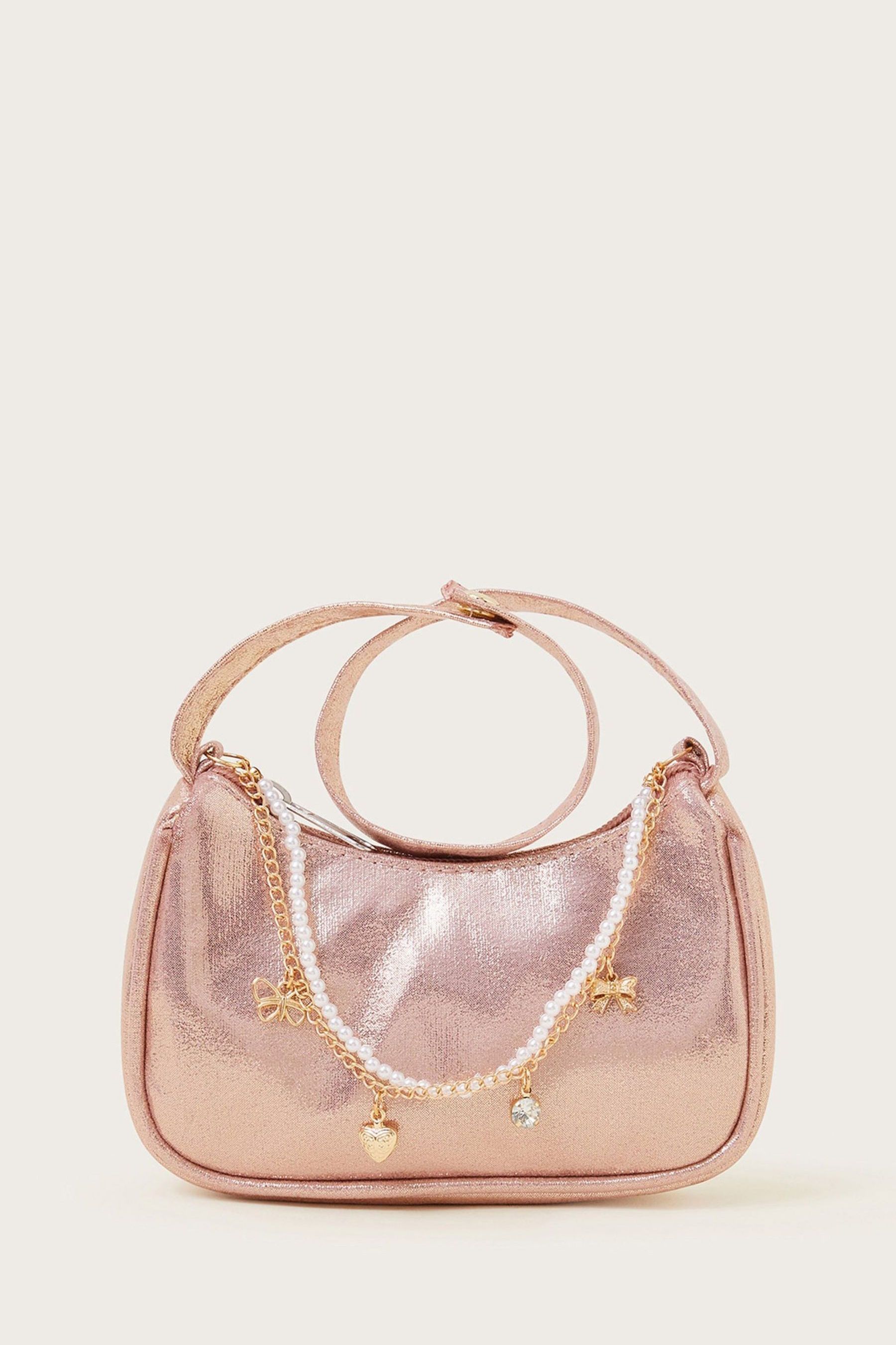Gold shimmer bag clearance