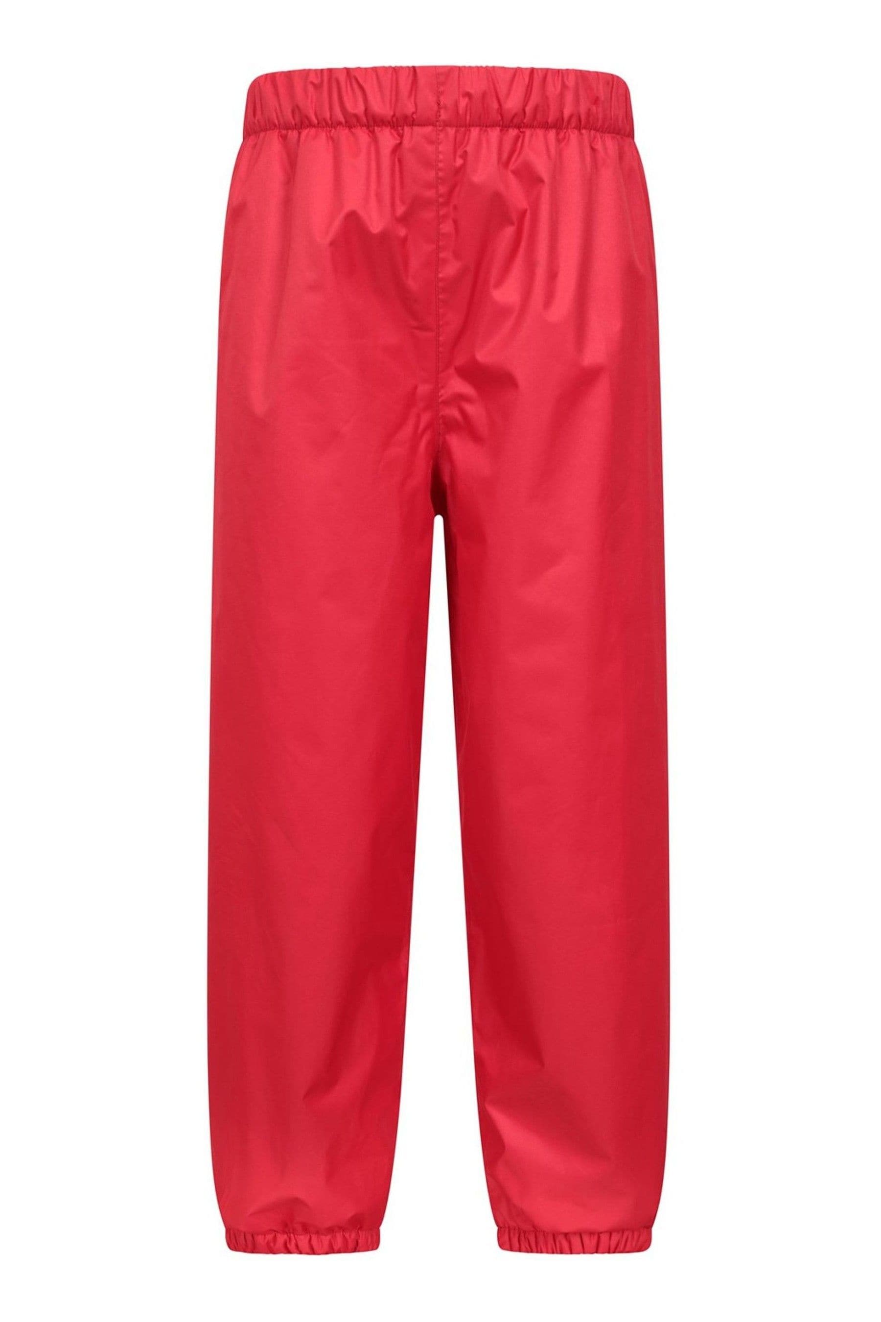 Buy Mountain Warehouse Red Waterproof Fleece Lined Kids Trousers from the Next UK online shop