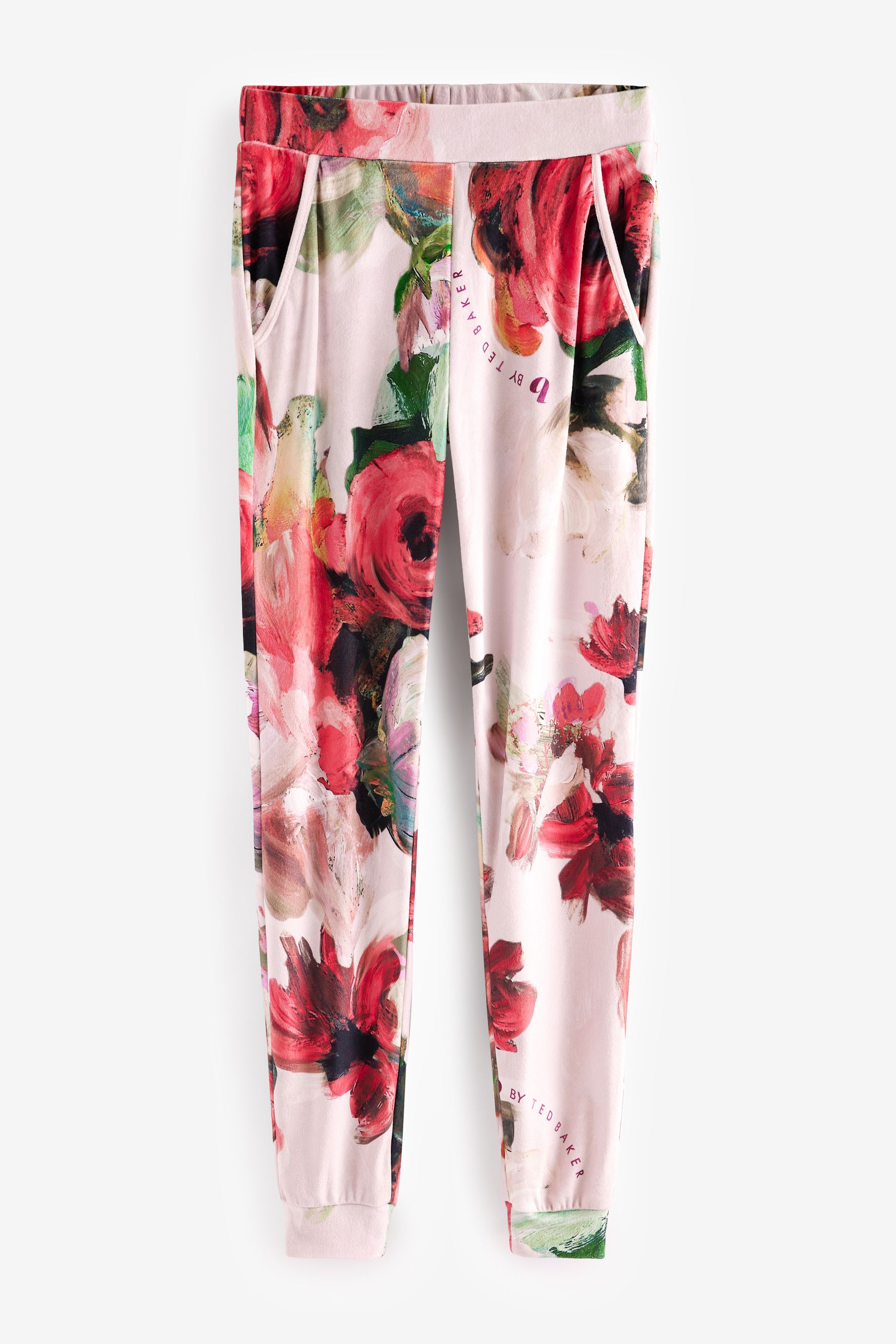 B by Ted Baker Pink Floral Print Cosy Handfeel Pyjamas Set