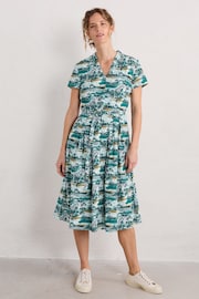 Seasalt Cornwall Green Petite Top Terrace Dress - Image 1 of 5