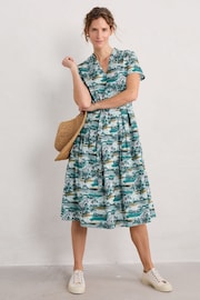 Seasalt Cornwall Green Petite Top Terrace Dress - Image 3 of 5