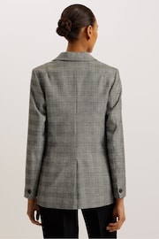 Ted Baker Grey Jommia Relaxed Fit Blazer - Image 5 of 6
