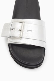 AllSaints Silver Ellie Stud Sliders - Image 5 of 7