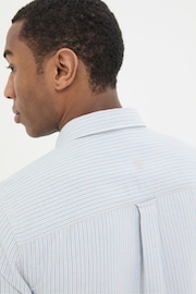 FatFace Whaley Blue Stripe Shirt - Image 4 of 5