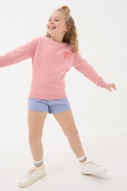 FatFace Pink Surf Crew Sweatshirt - Image 1 of 5