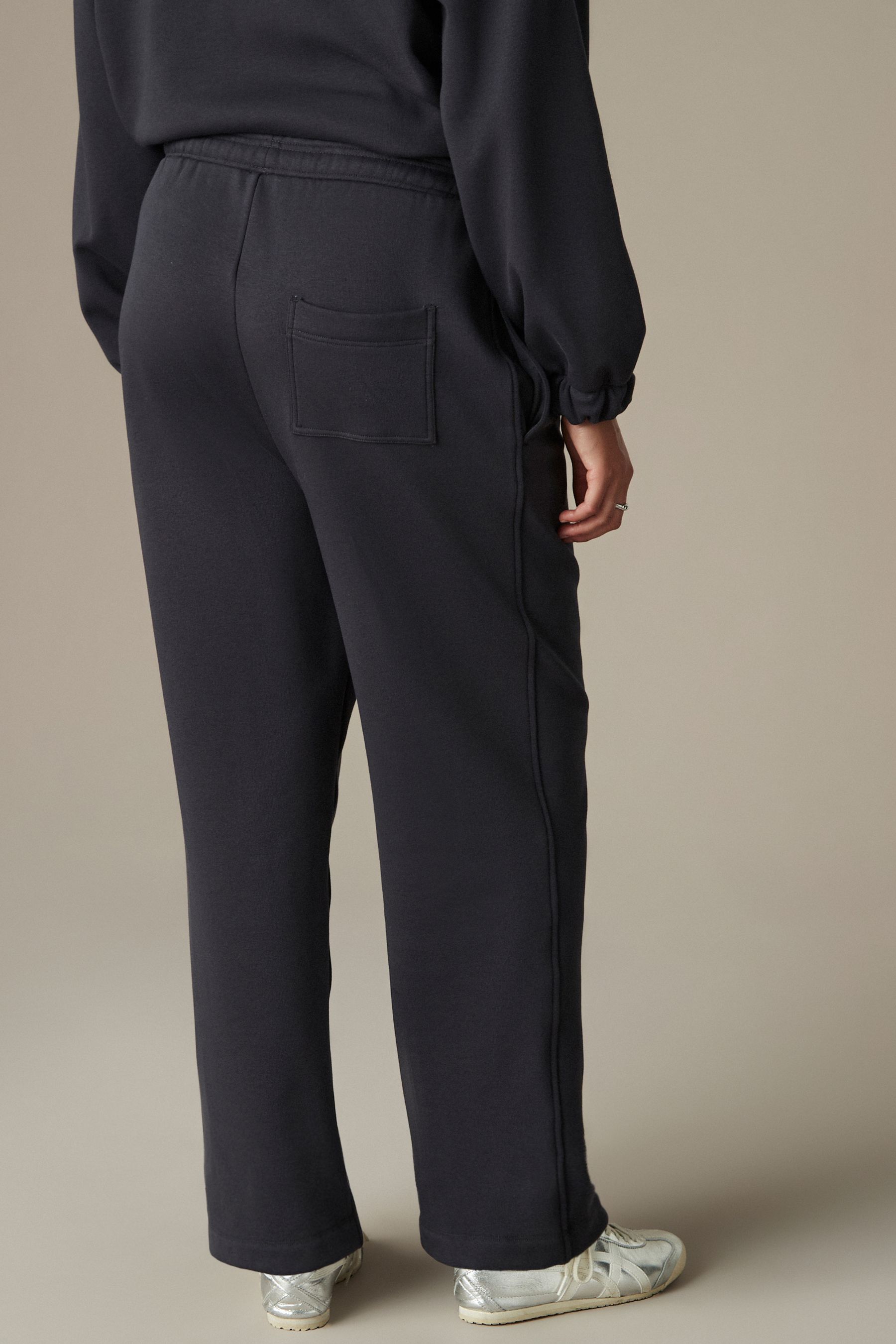Fleece lined straight leg joggers hot sale