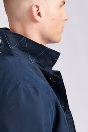 U.S. Polo Assn. Mens Blue Flat Front Trench Coat - Image 5 of 8