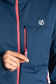 Dare 2b Blue Lexan Recycled Softshell Jacket - Image 6 of 6